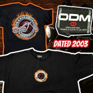 Orange County Choppers OCC Black T-Shirt Size XL Vintage 2005